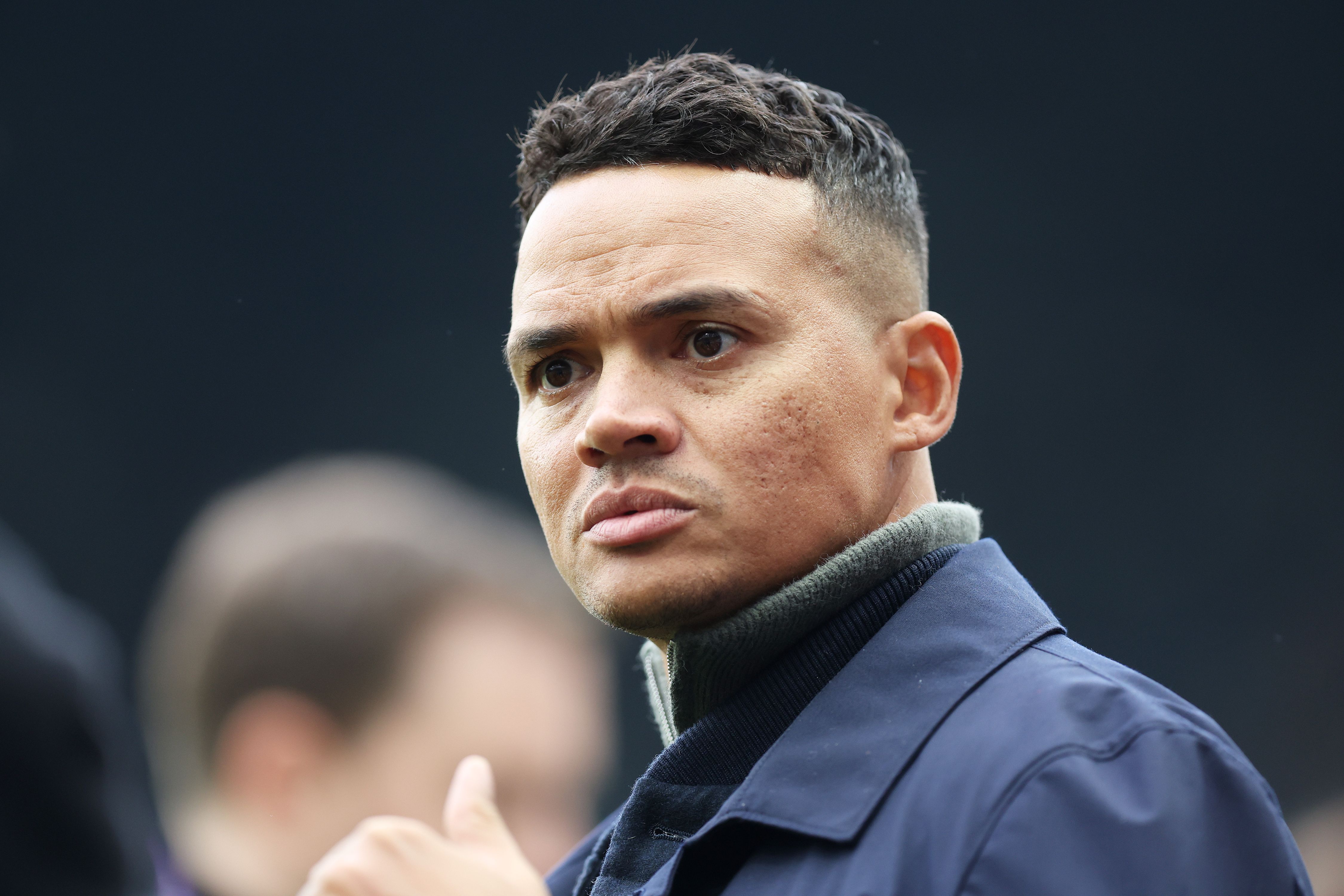 Jermaine Jenas doing punditry.