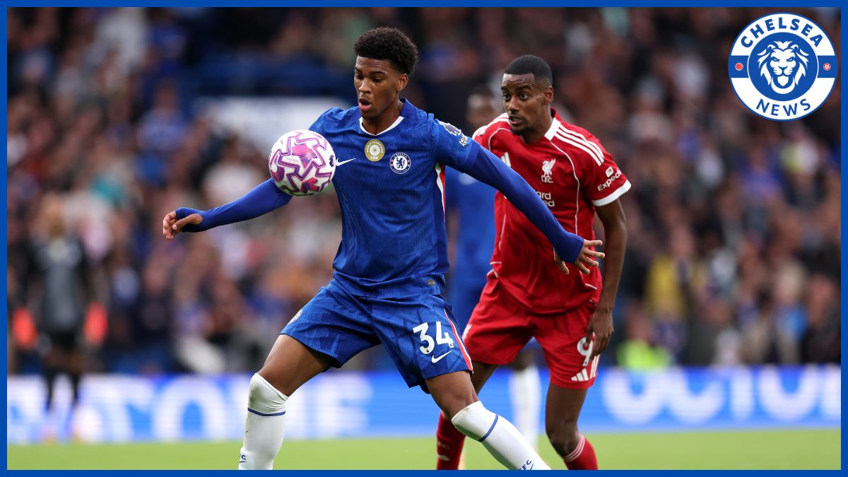 Josh Acheampong against Liverpool.
