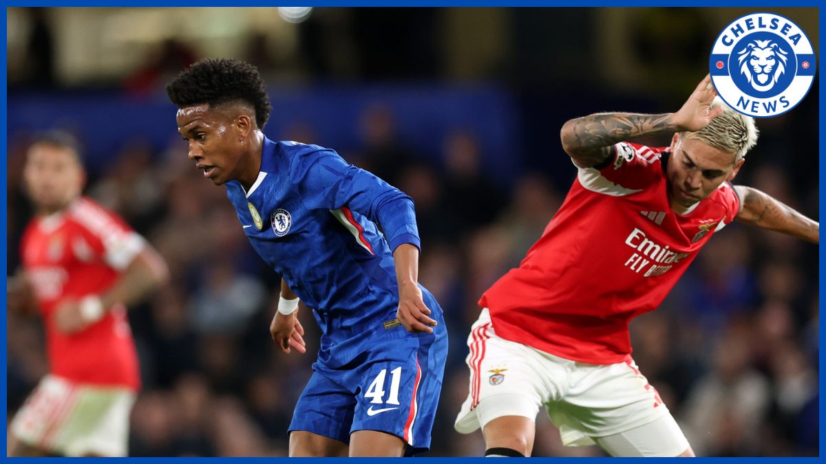 Estevao Willian against Benfica. (Photo by Julian Finney/Getty Images)