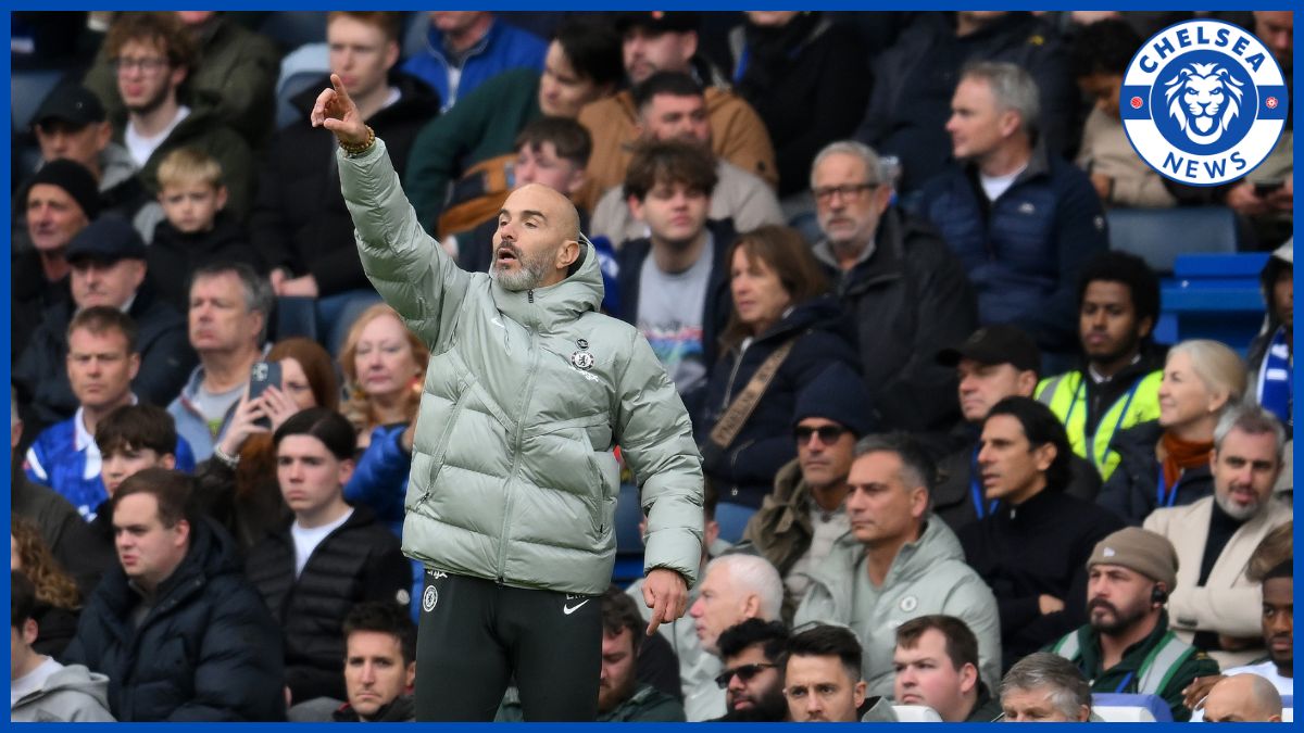 Enzo Maresca at Stamford Bridge.