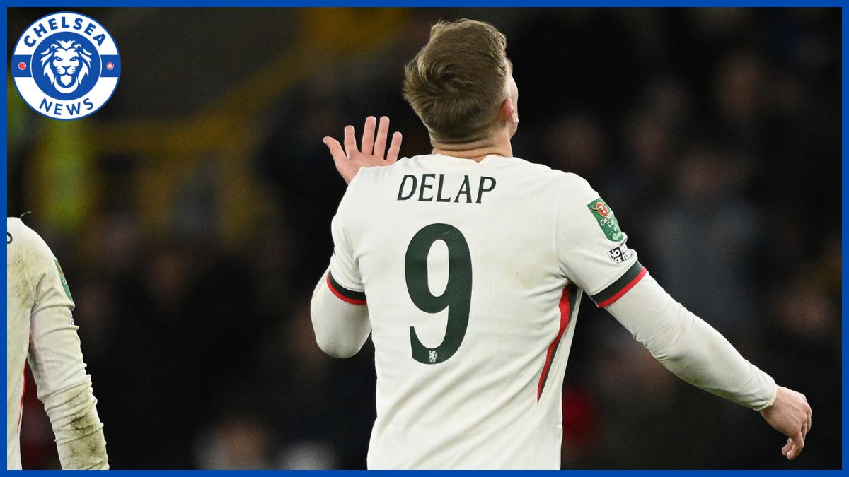 Liam Delap laments his red card.