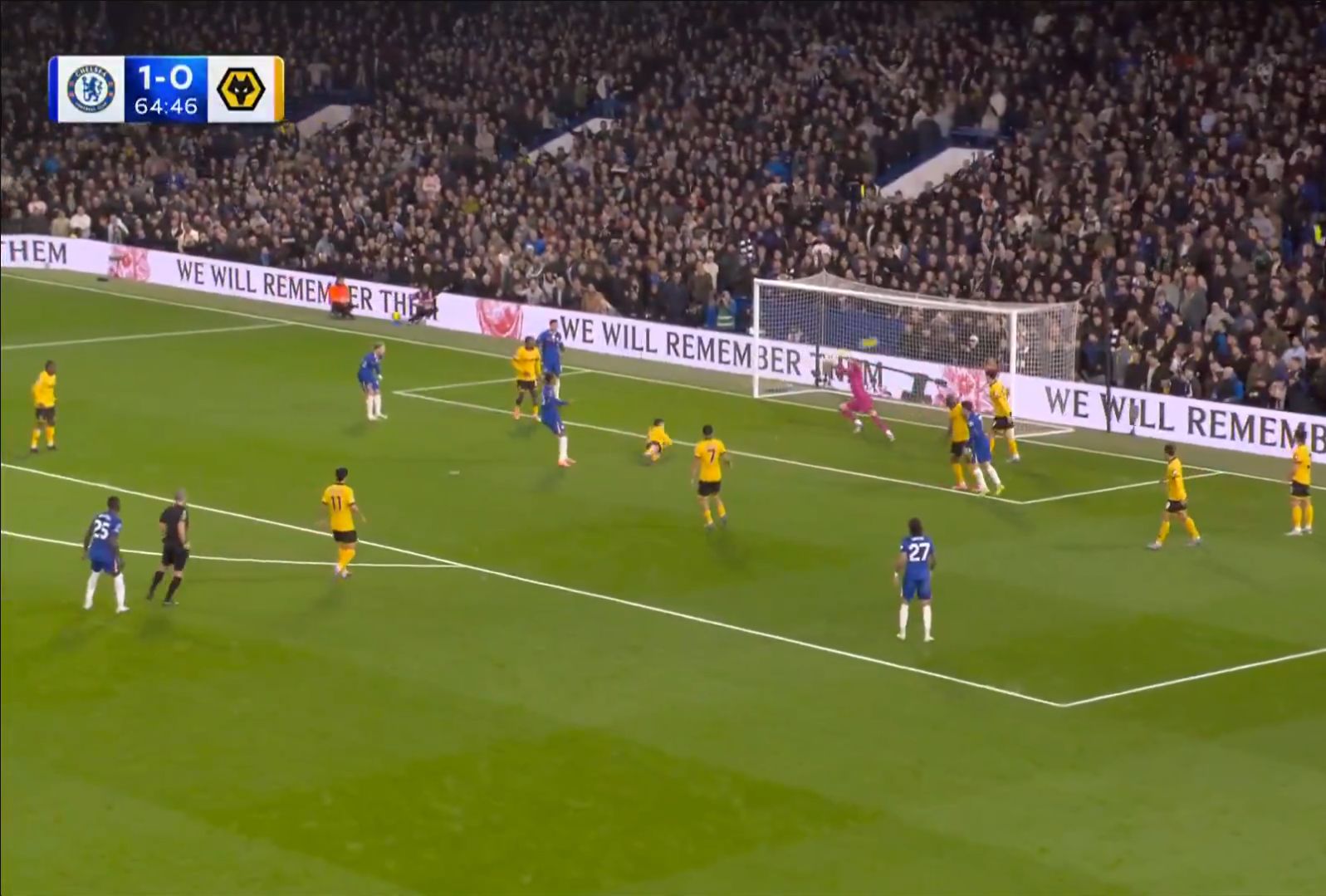 El Chelsea marca su segundo gol.