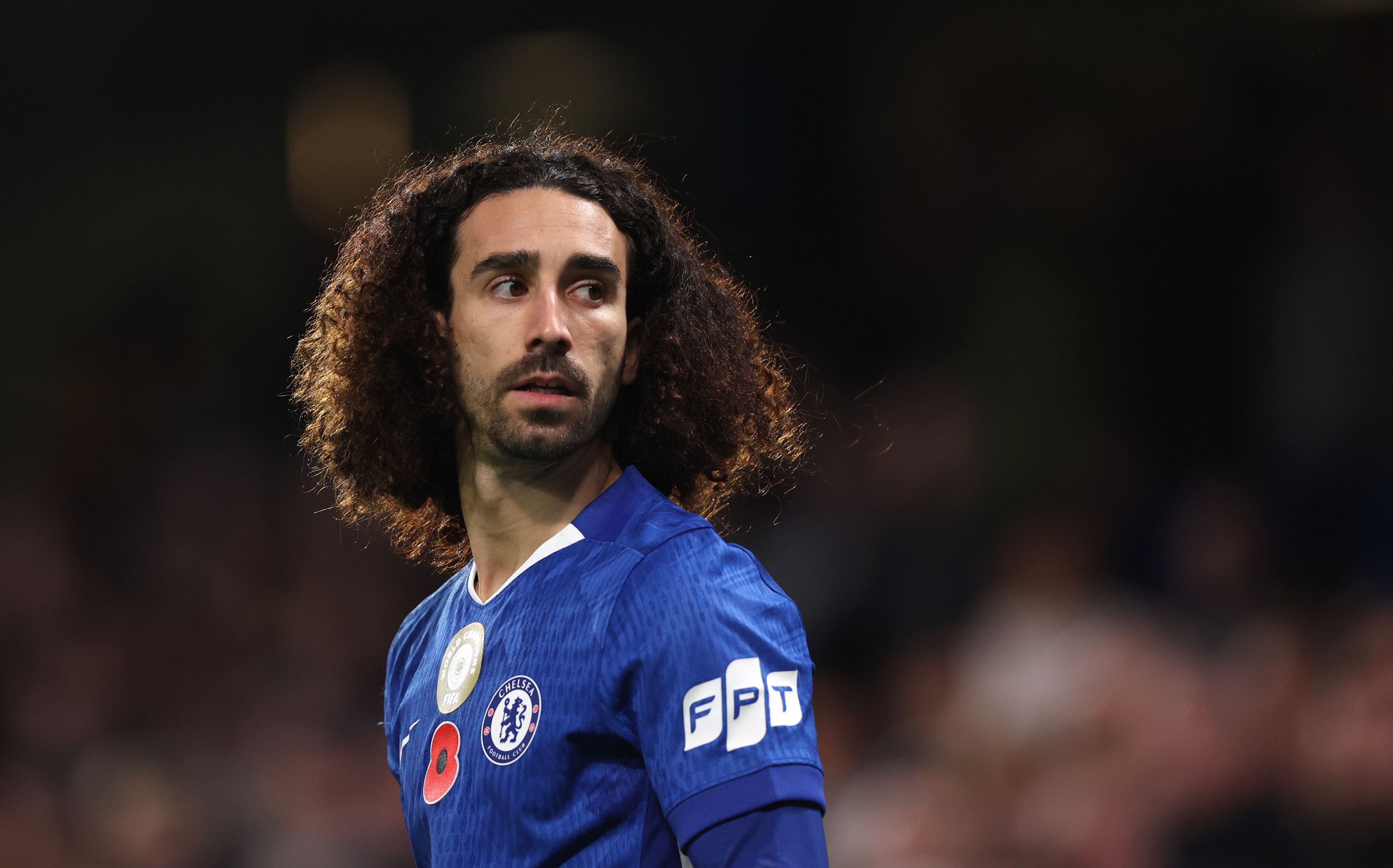 Marc Cucurella in action for Chelsea.