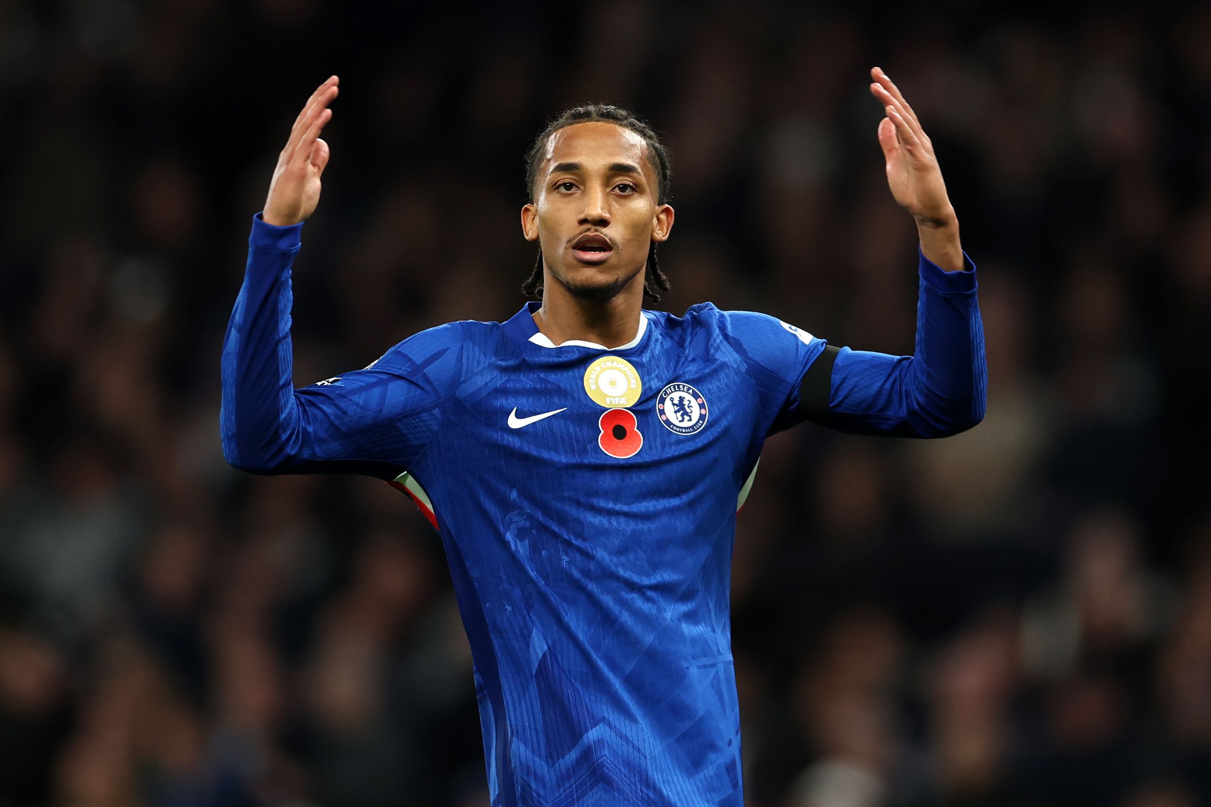 Joao Pedro in action for Chelsea.