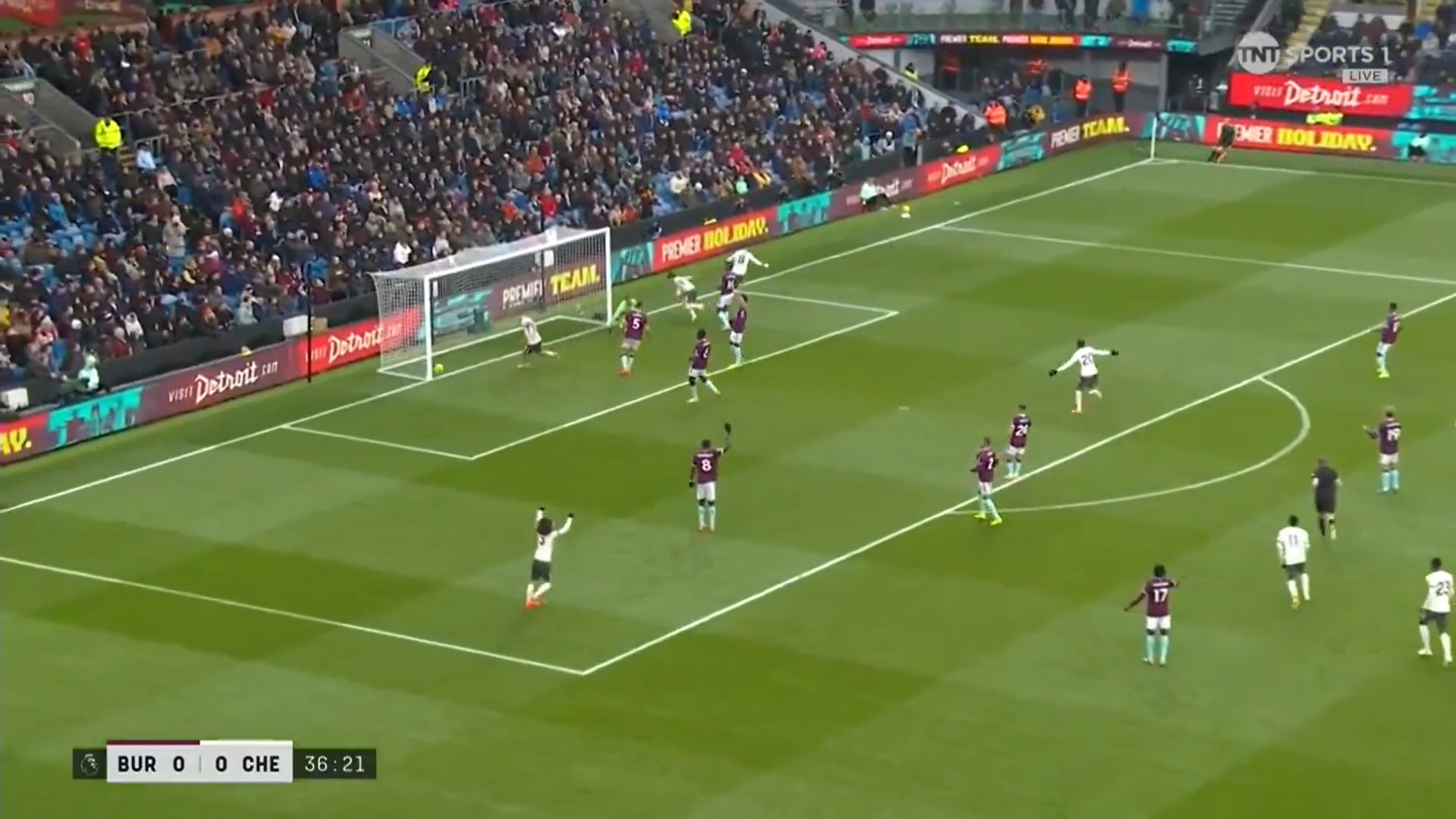 Pedro Neto stoops to score header after superb Jamie Gittens cross.