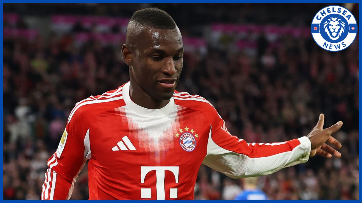 Nicolas Jackson playing for Bayern.