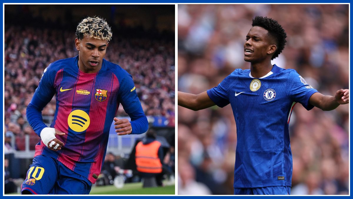 Lamine Yamal and Estevao Willian.