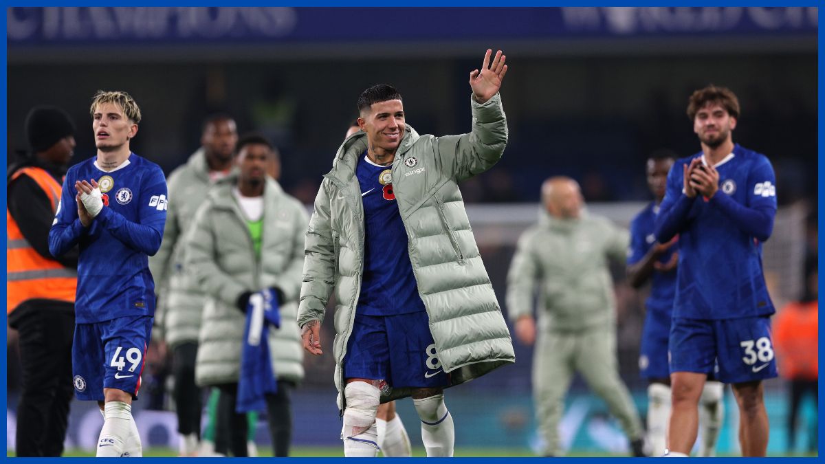 Enzo Fernández está de fiesta a tiempo completo.