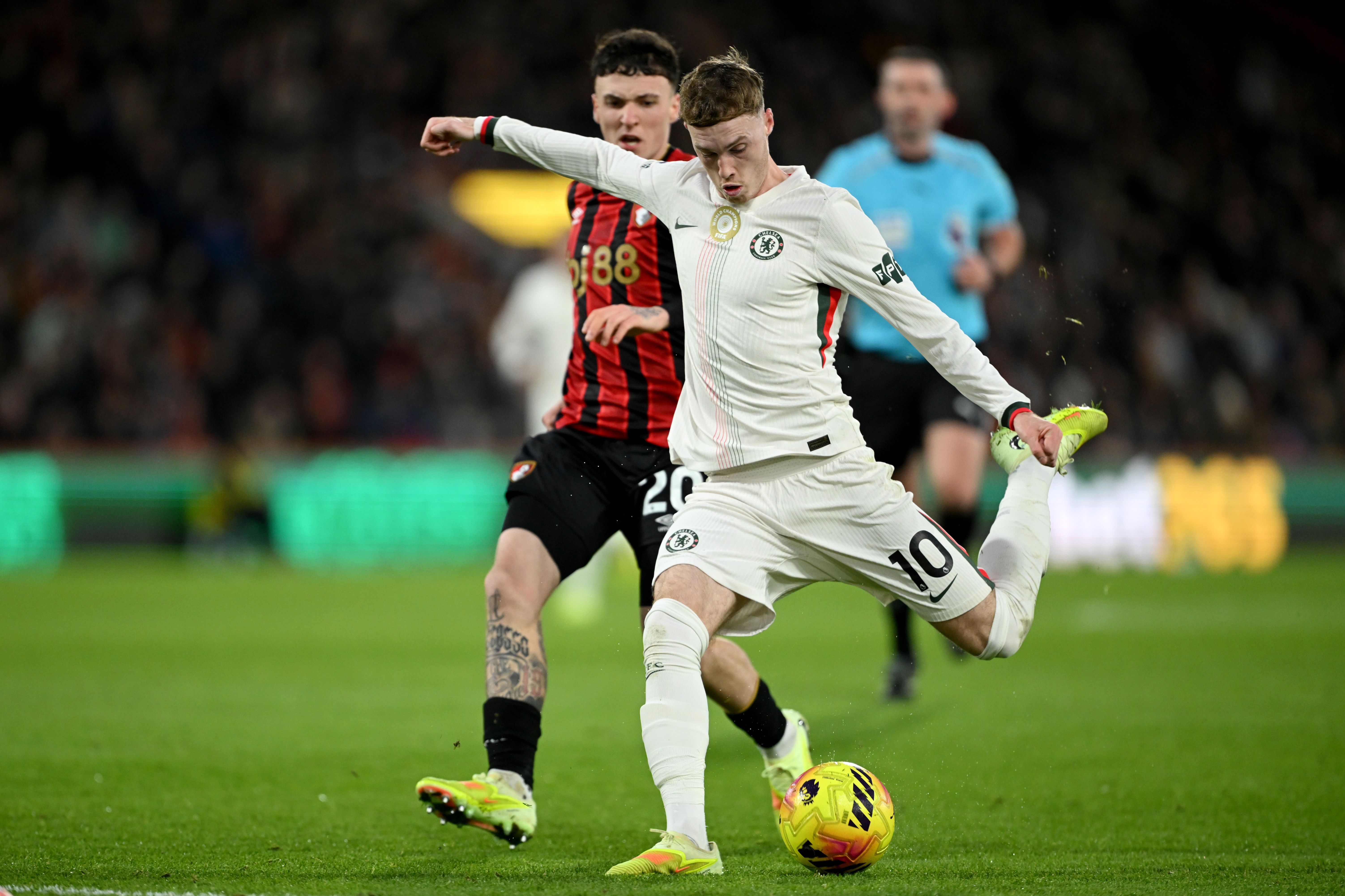 Cole Palmer in action against Bournemouth.