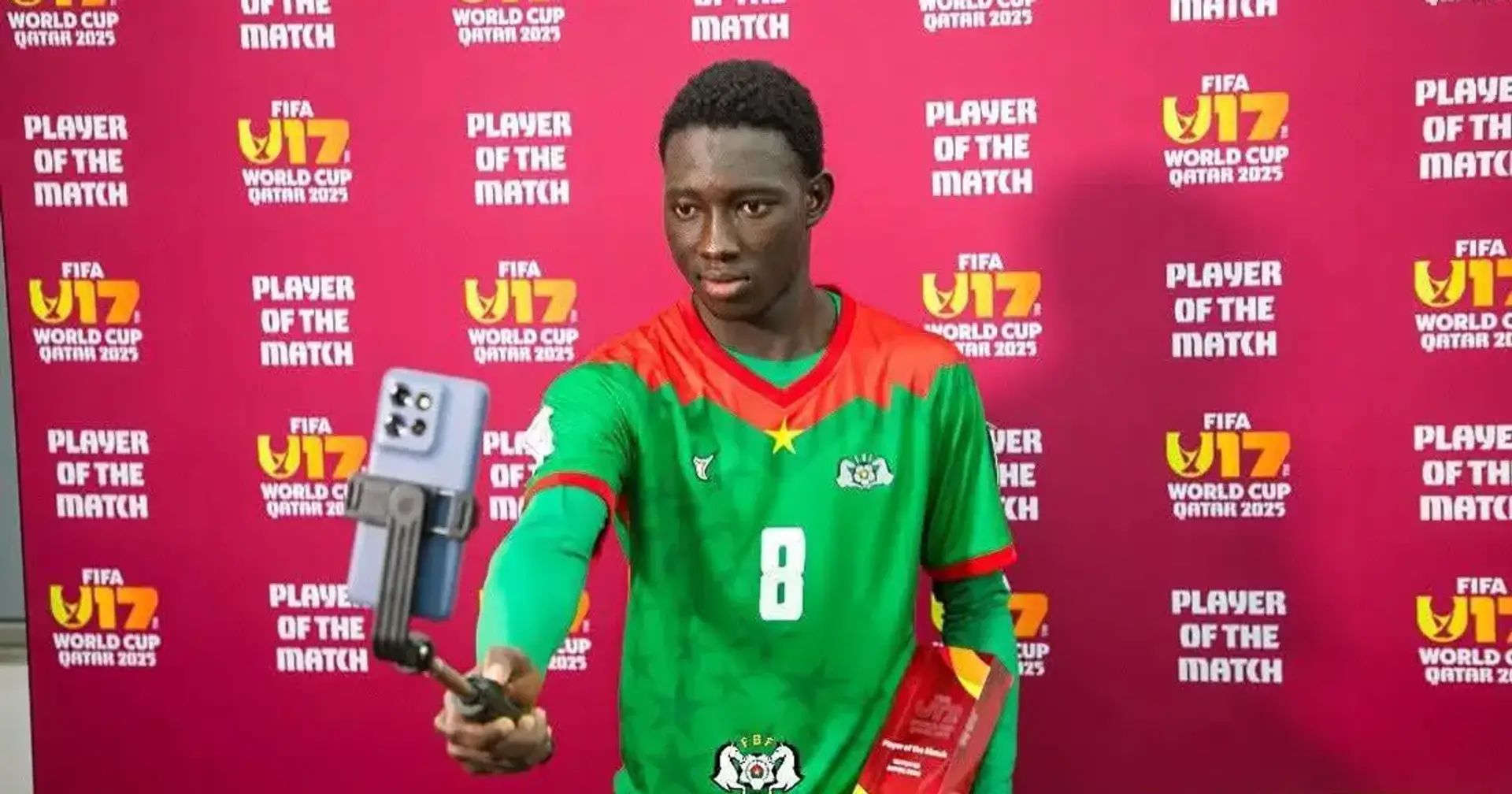 Mohamed Zongo at the Under-17 World Cup.