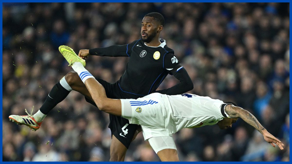 Tosin Adarabioyo duels vs. Leeds.