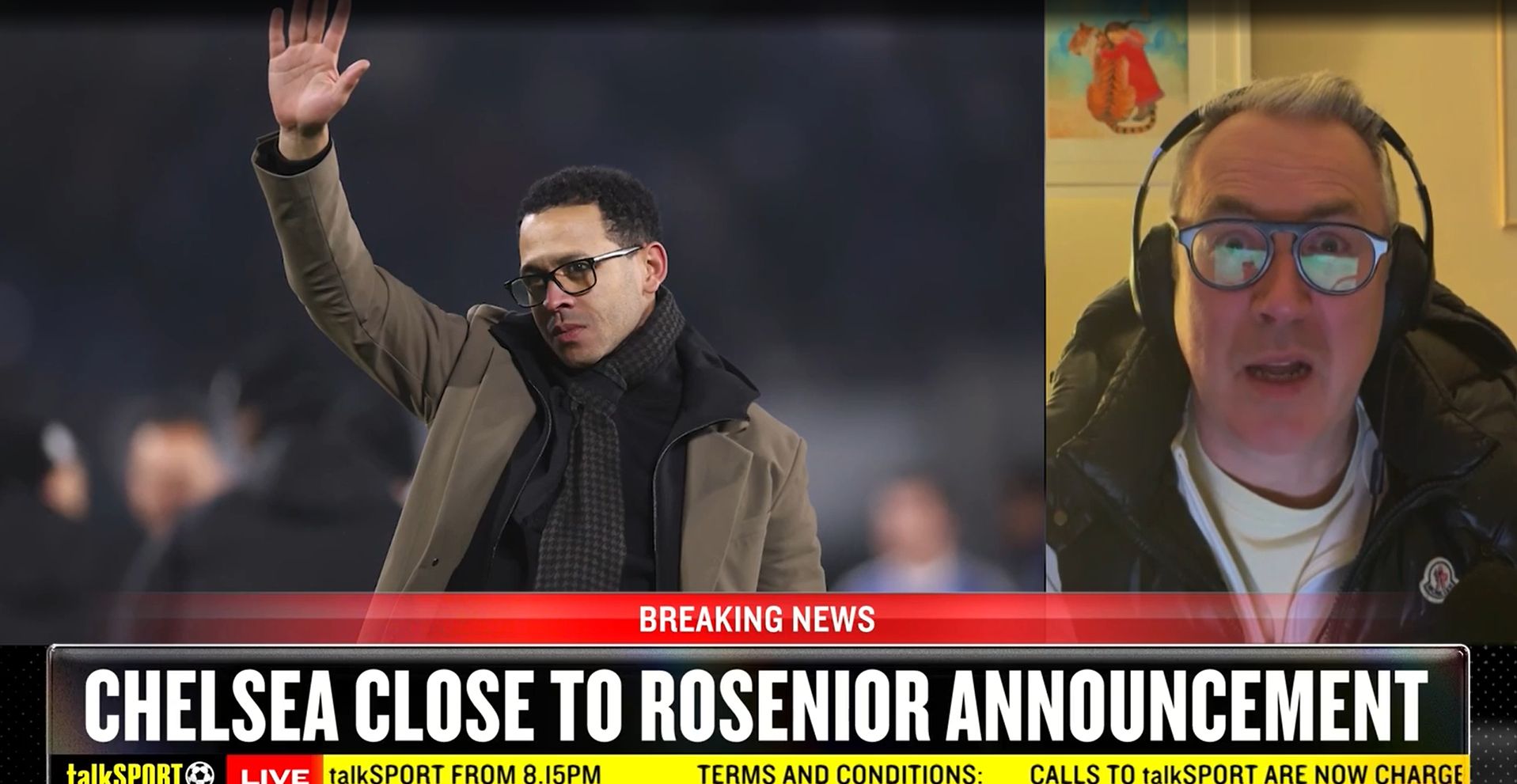 Andy Brassell speaking about Liam Rosenior.