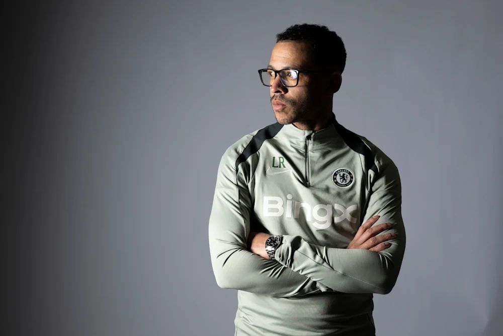 Liam Rosenior prepares to take on Chelsea job. (Photo by Chris Lee/Chelsea FC)