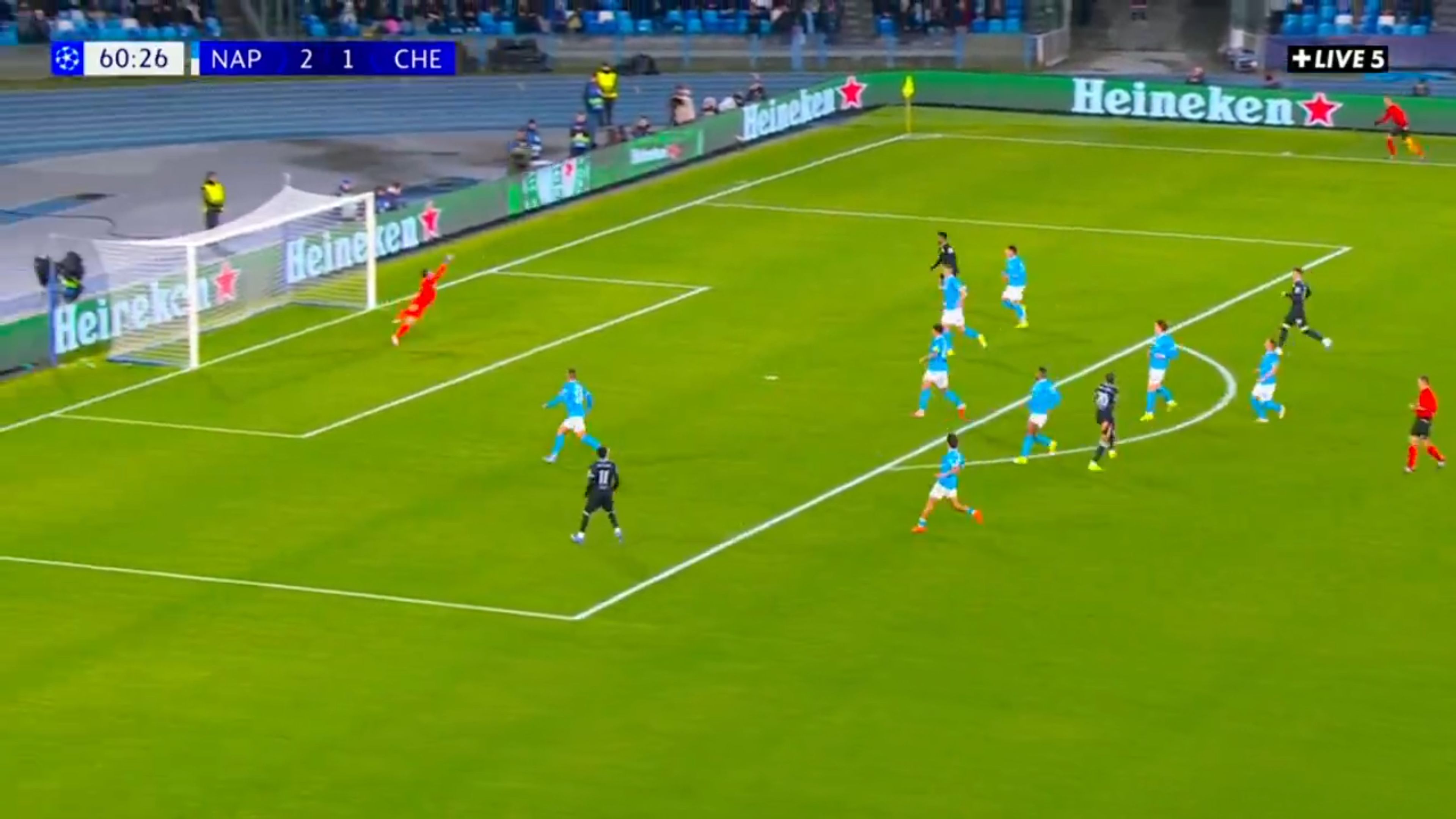 Joao Pedro hammers one in.