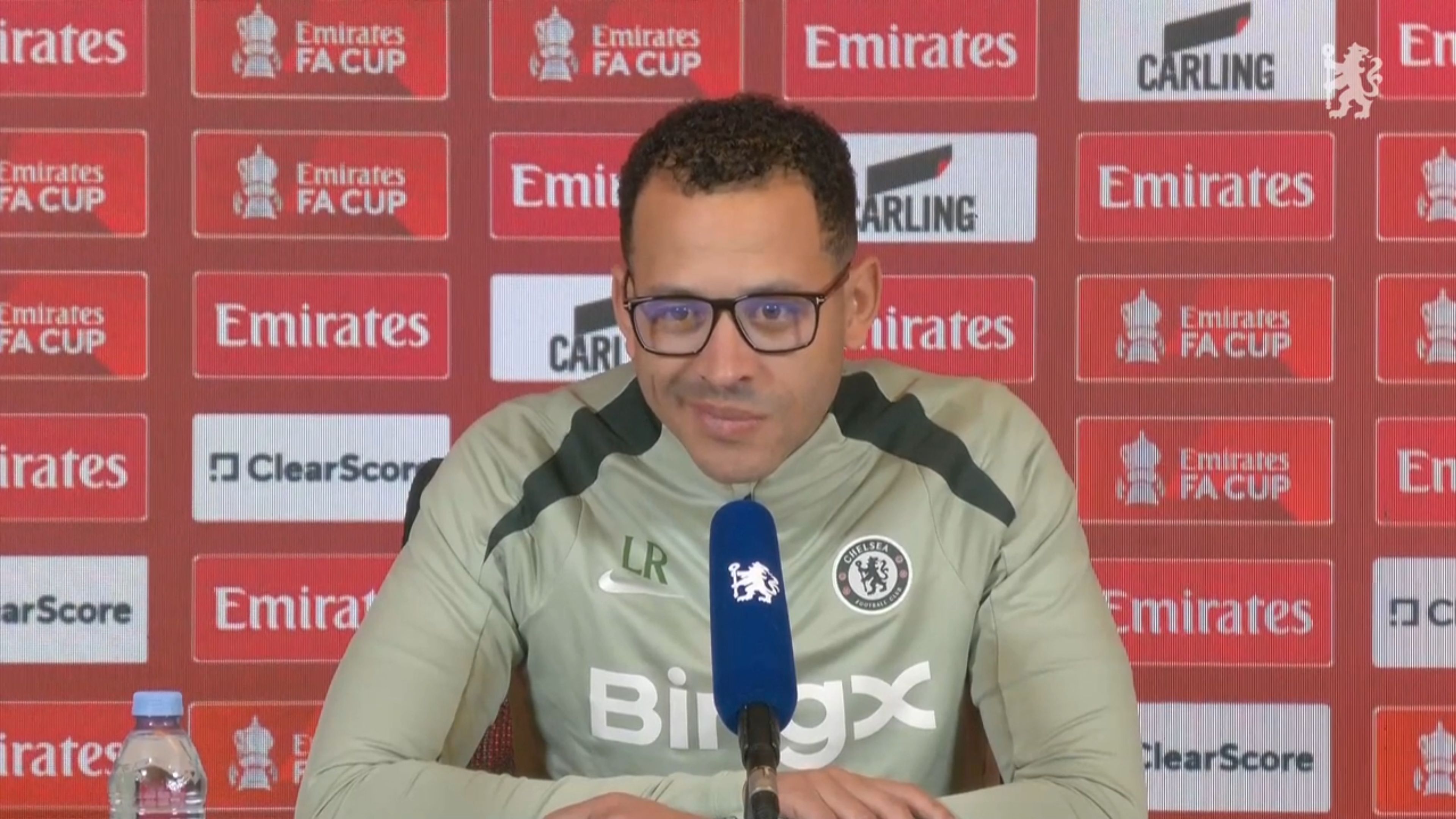 Liam Rosenior speaks in his first Chelsea press conference.
