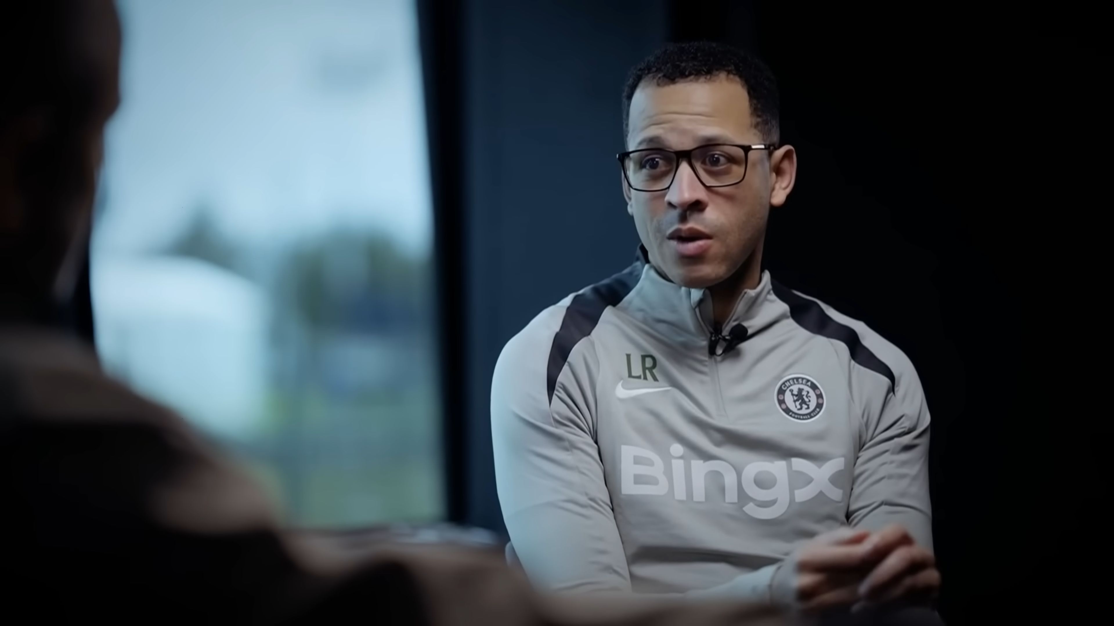 Liam Rosenior speaks to Joe Cole.