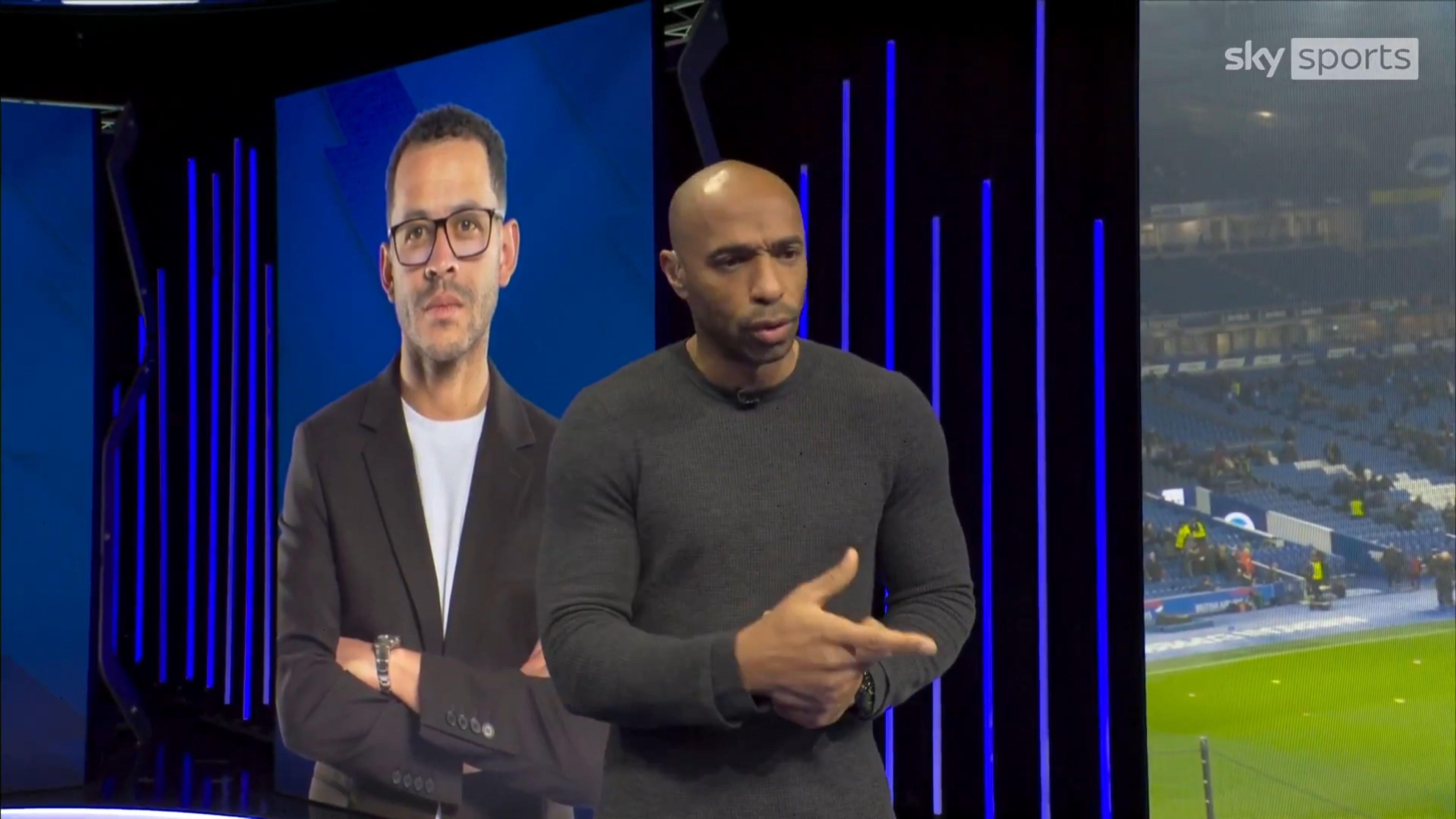 Thierry Henry speaks about Liam Rosenior.