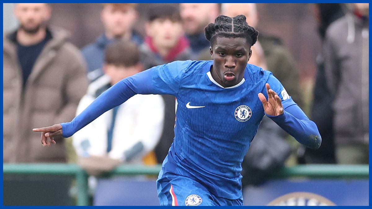 Ato Ampah playing for the Under 21s.