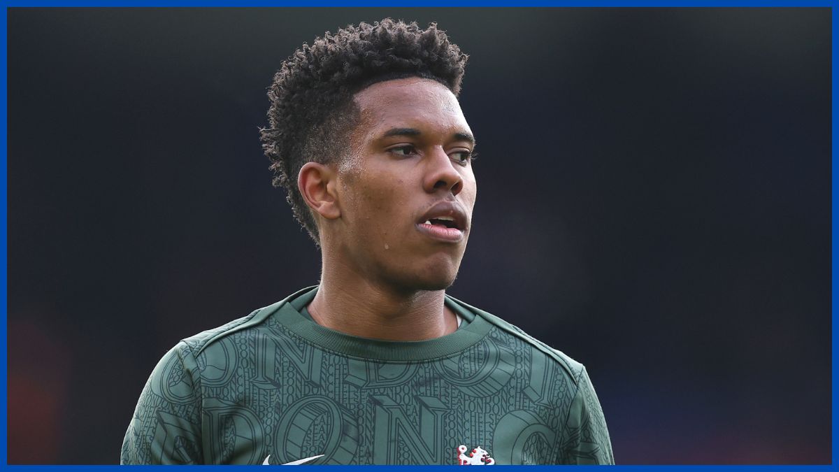 Estevao warms up for Chelsea win.