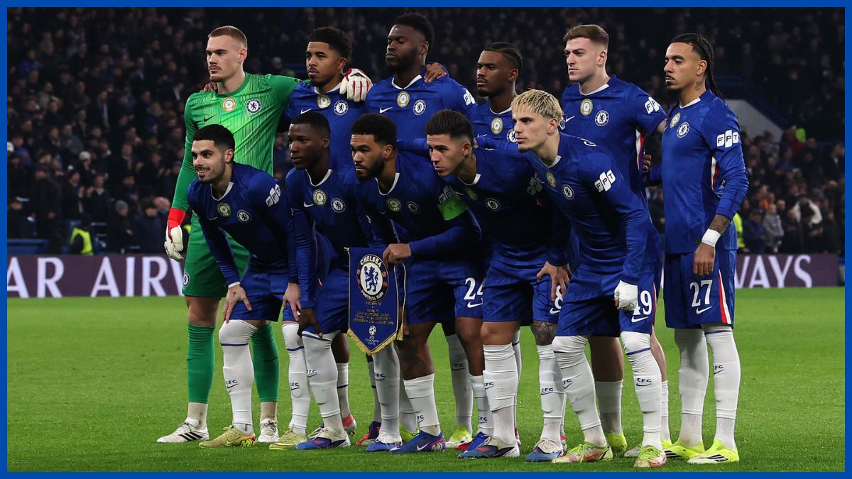 Chelsea's team to fact Pafos, fairly generic group.