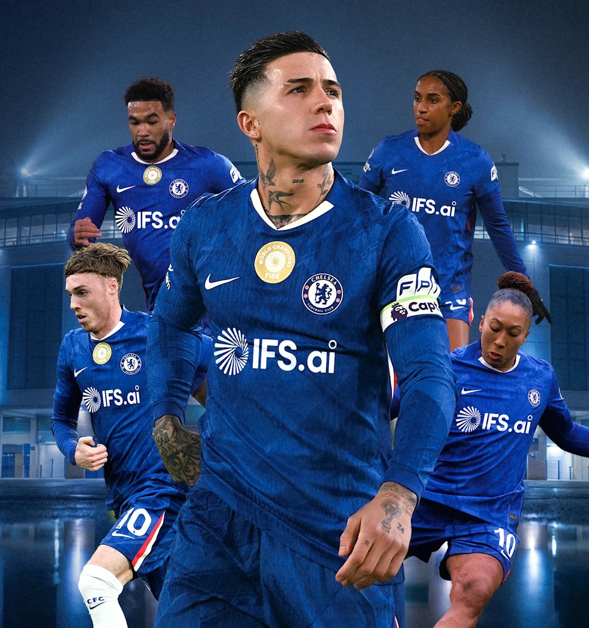 Chelsea announce IFS as their front of shirt sponsor.