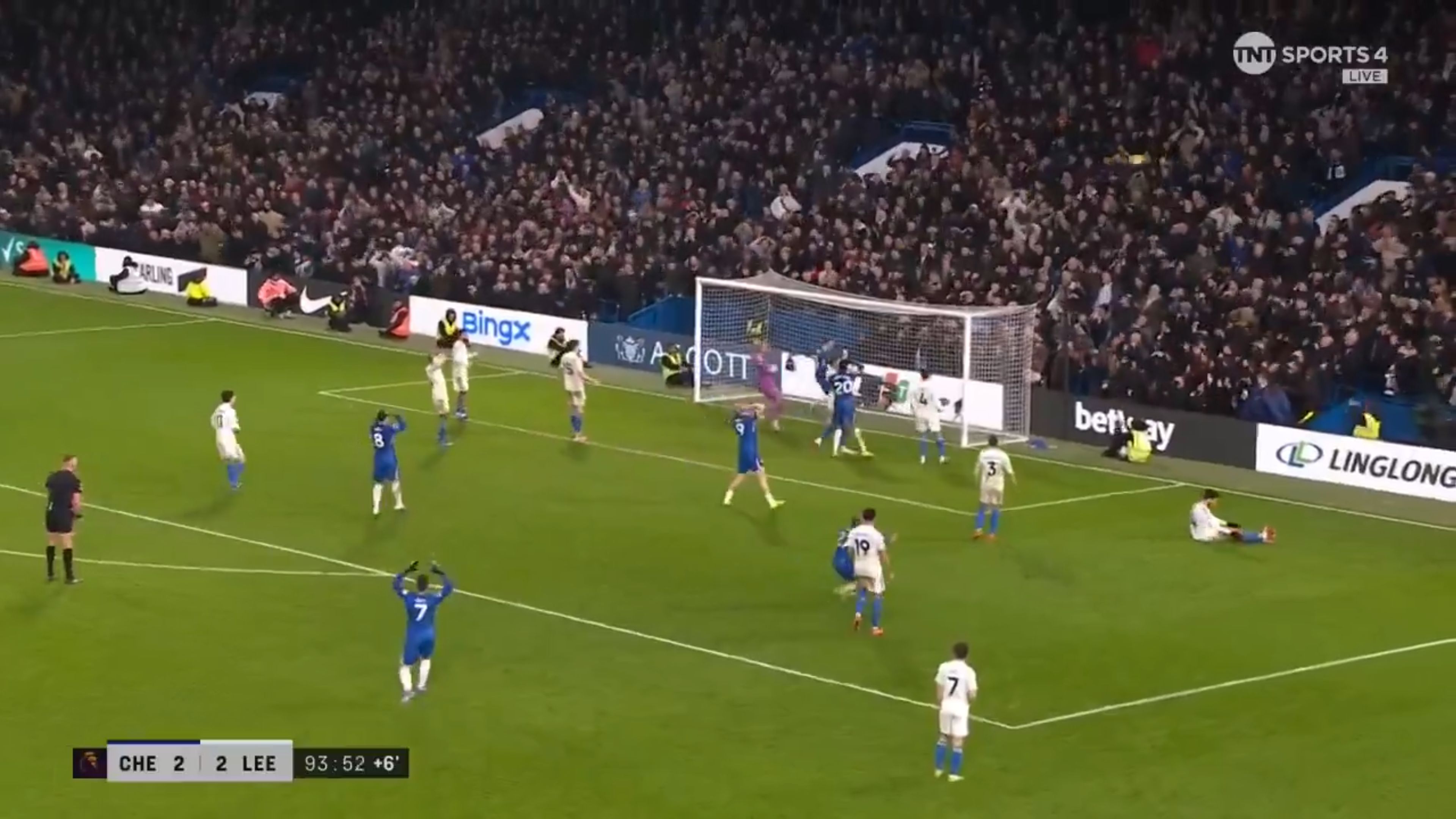 Cole Palmer spoons his chance over.