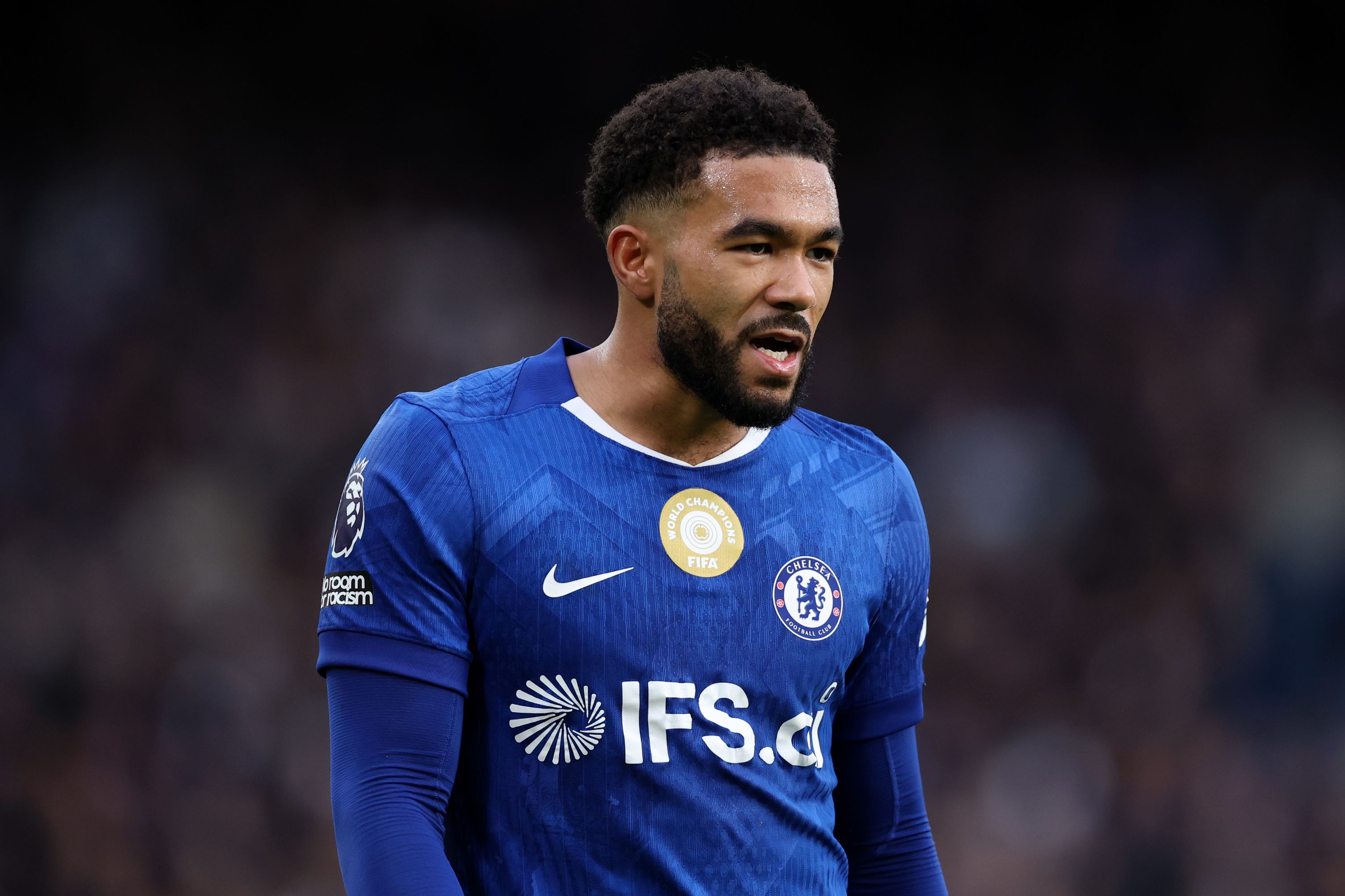 Reece James in action against Burnley.