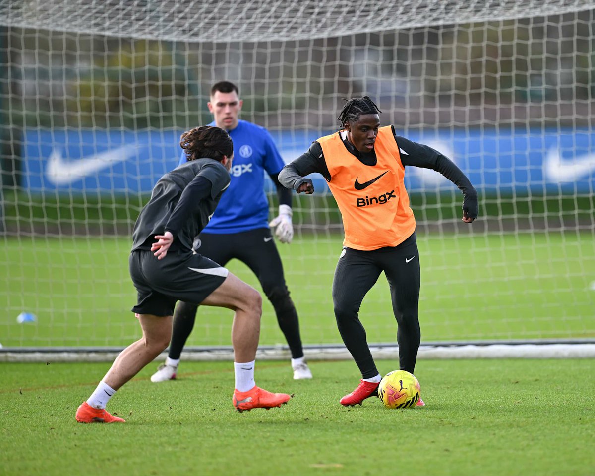 Romeo Lavia in full training