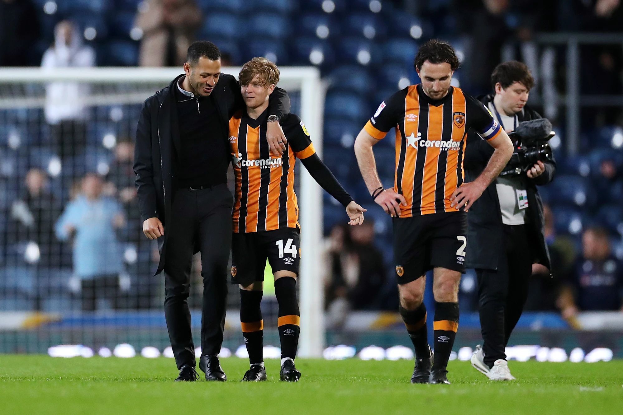 Liam Rosenior as Hull manager.