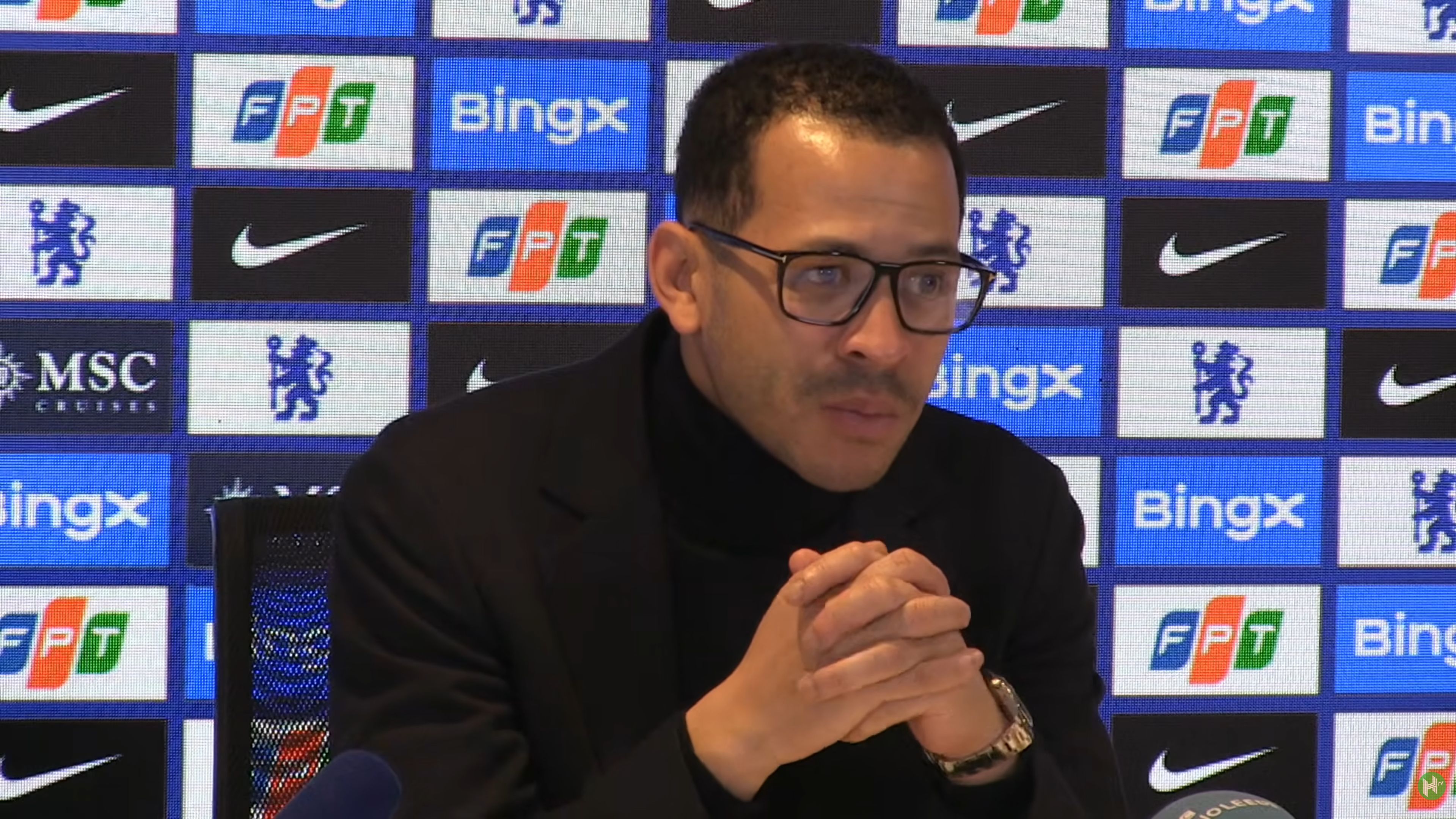 Liam Rosenior speaks after a Leeds draw.