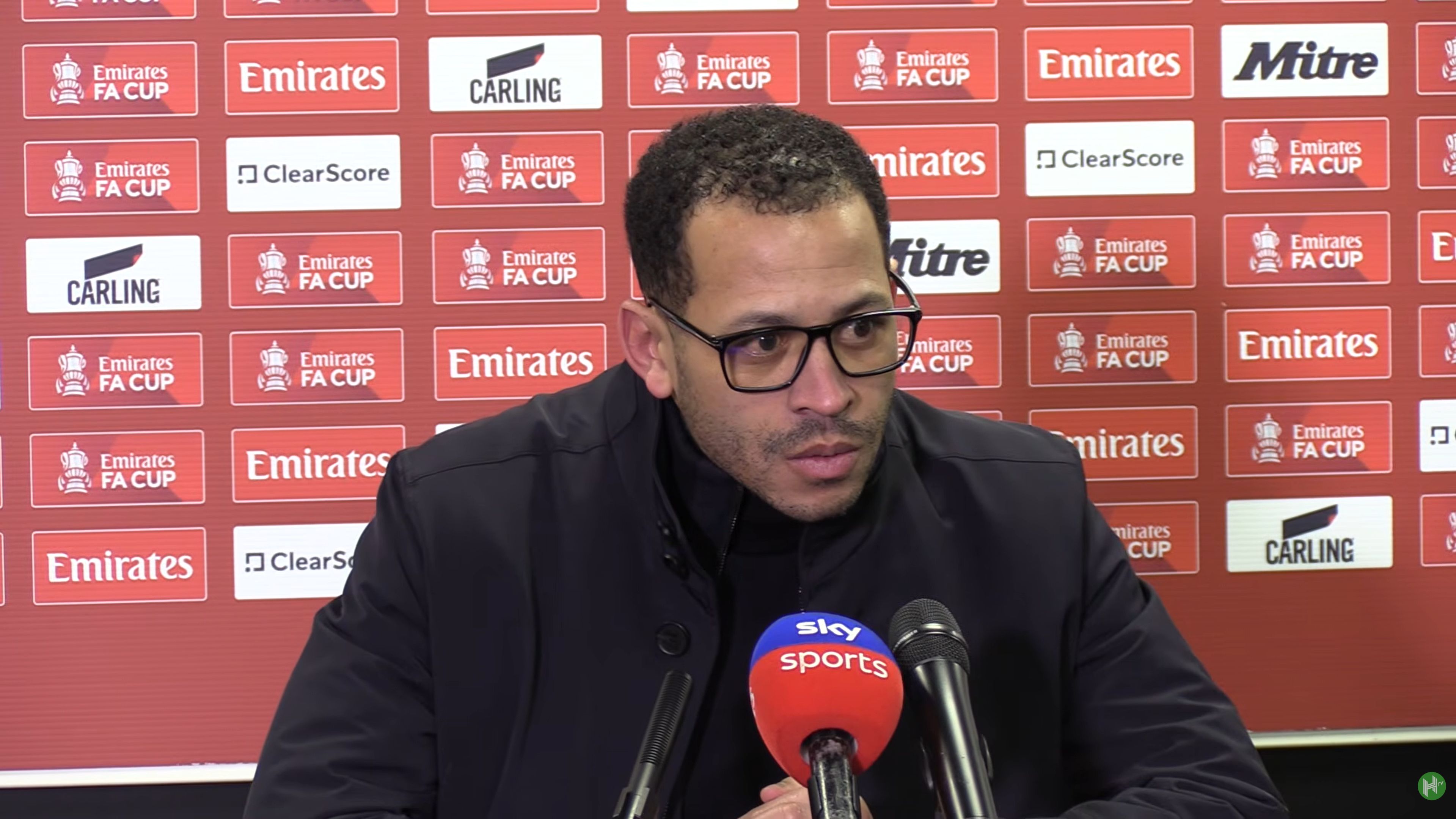 Liam Rosenior speaks after the FA Cup win.