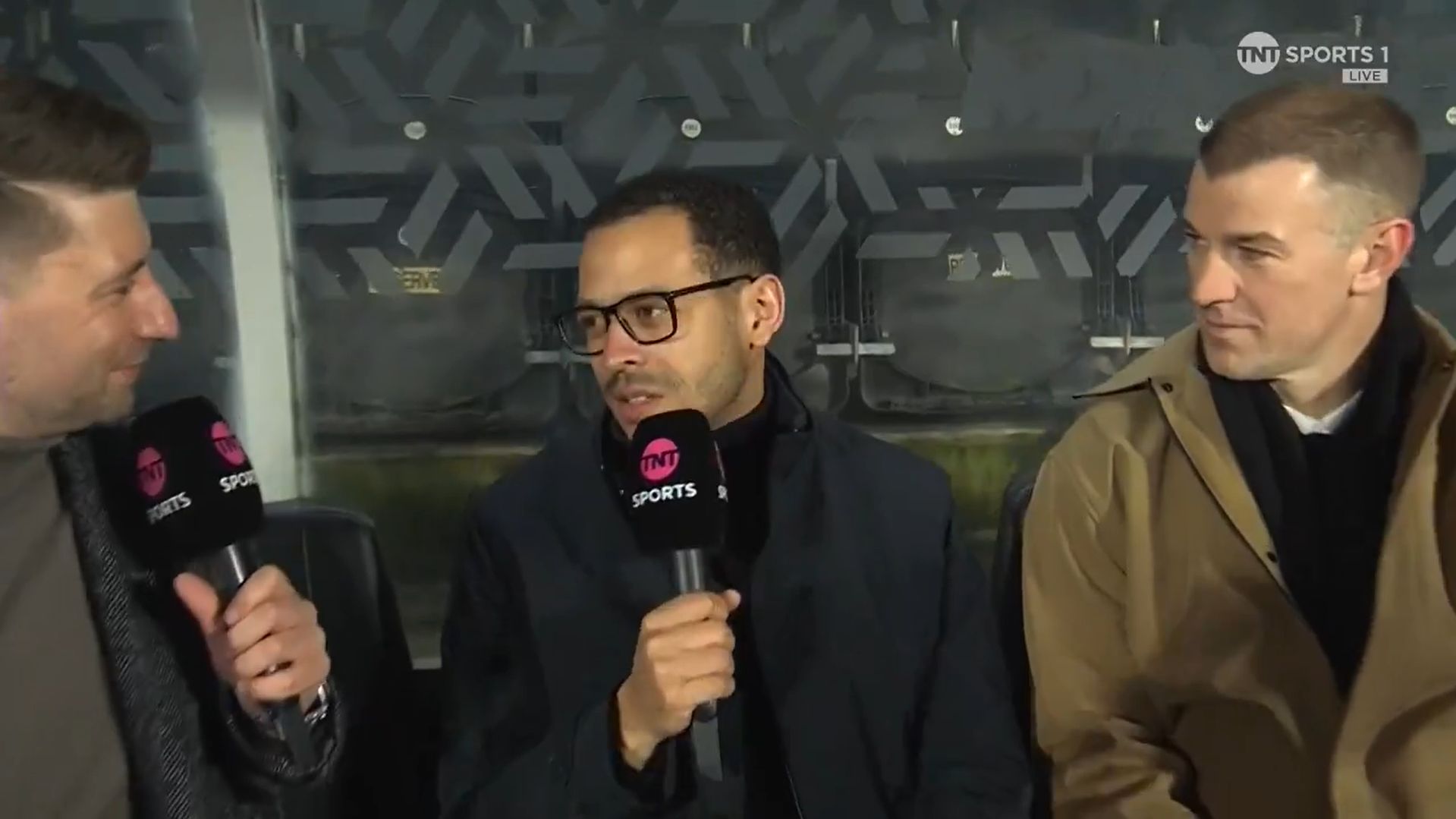 Liam Rosenior speaks to Joe Hart on TNT Sport.