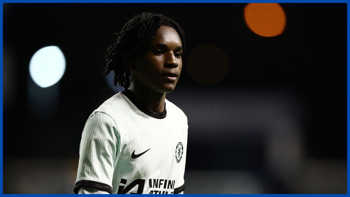 Leo Cardoso playing for the Under-18s.