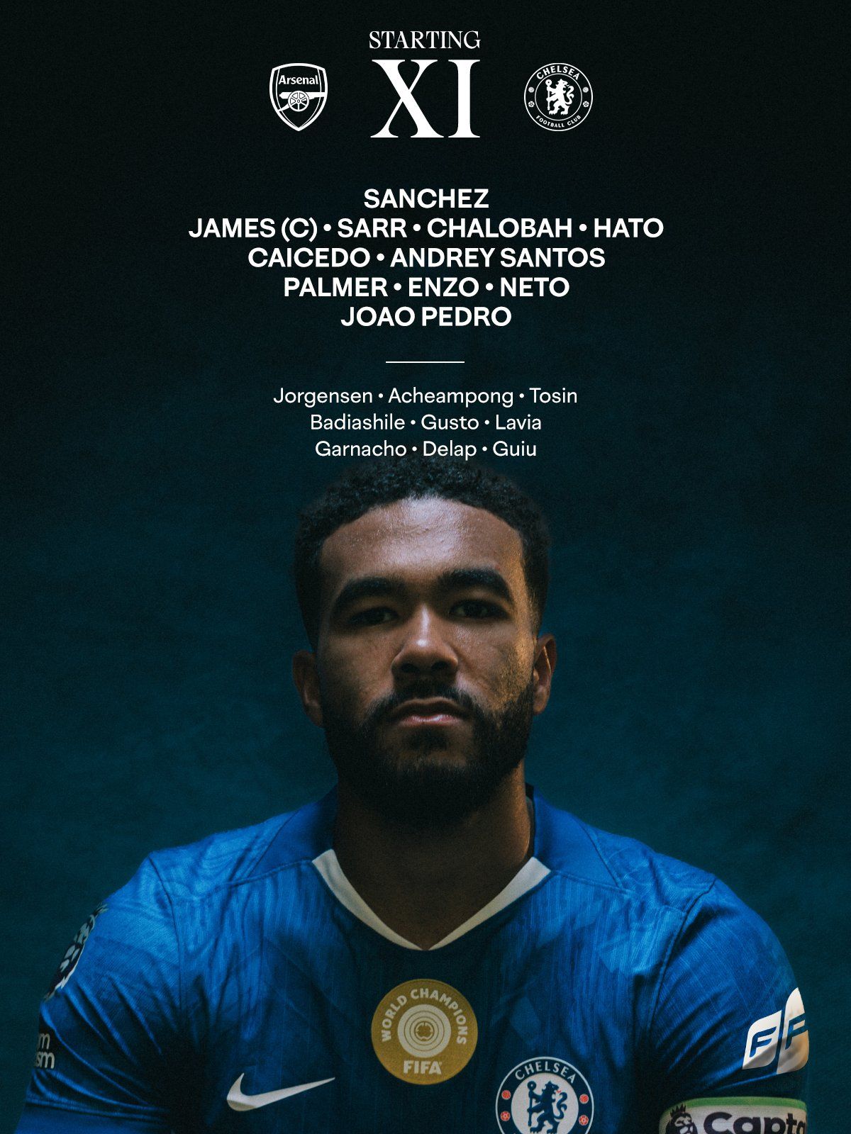 Chelsea's team to take on Arsenal at the Emirates.Chelsea's team to take on Arsenal at the Emirates.