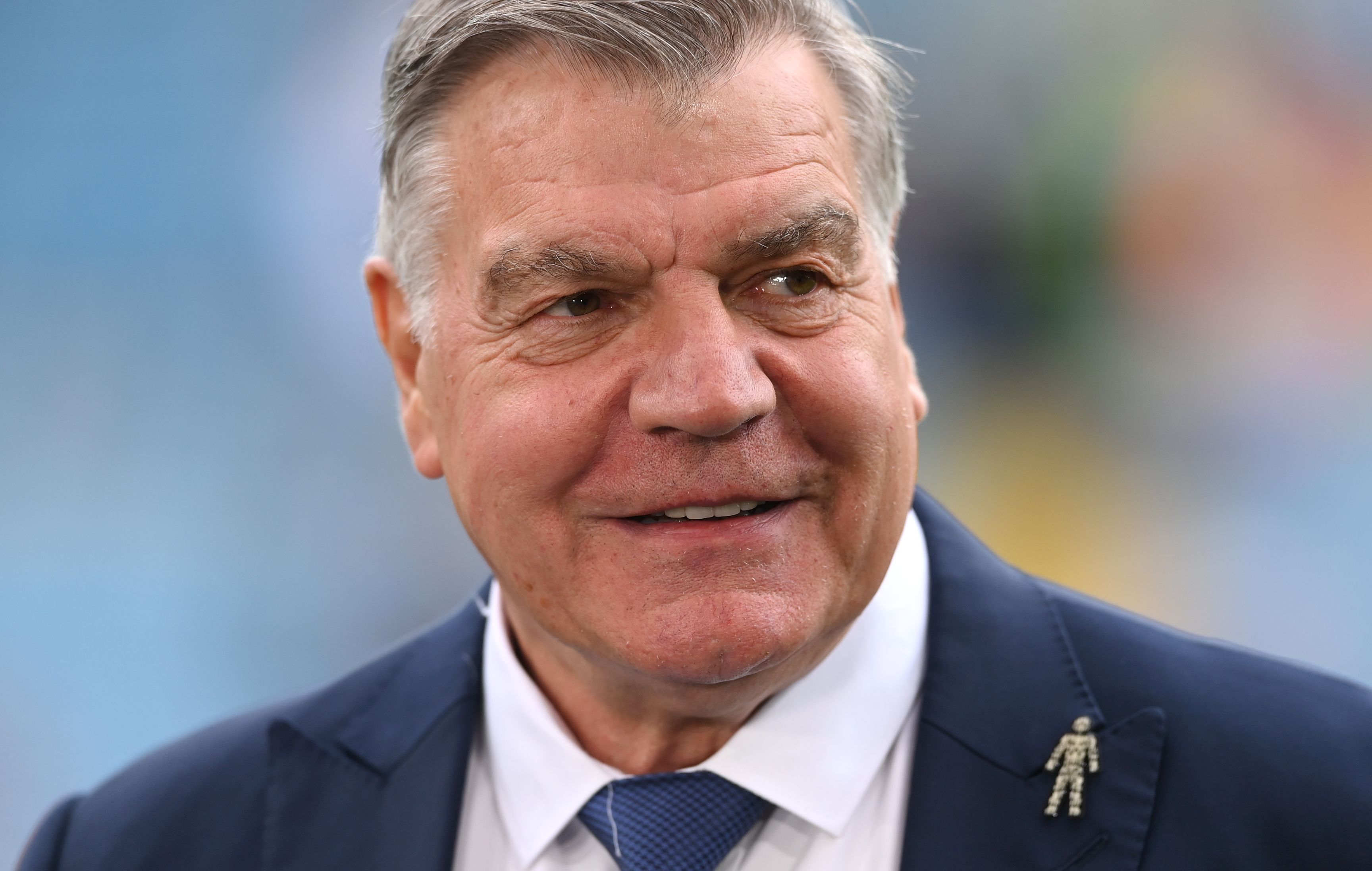 Sam Allardyce on the touchline.