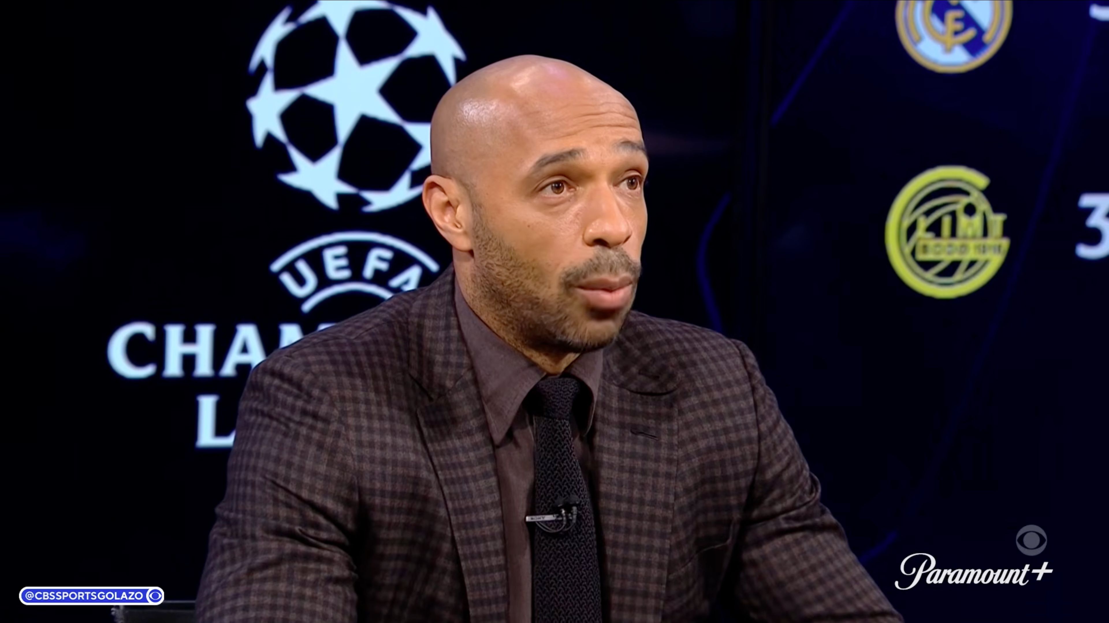 Thierry Henry speaking about PSG Chelsea.
