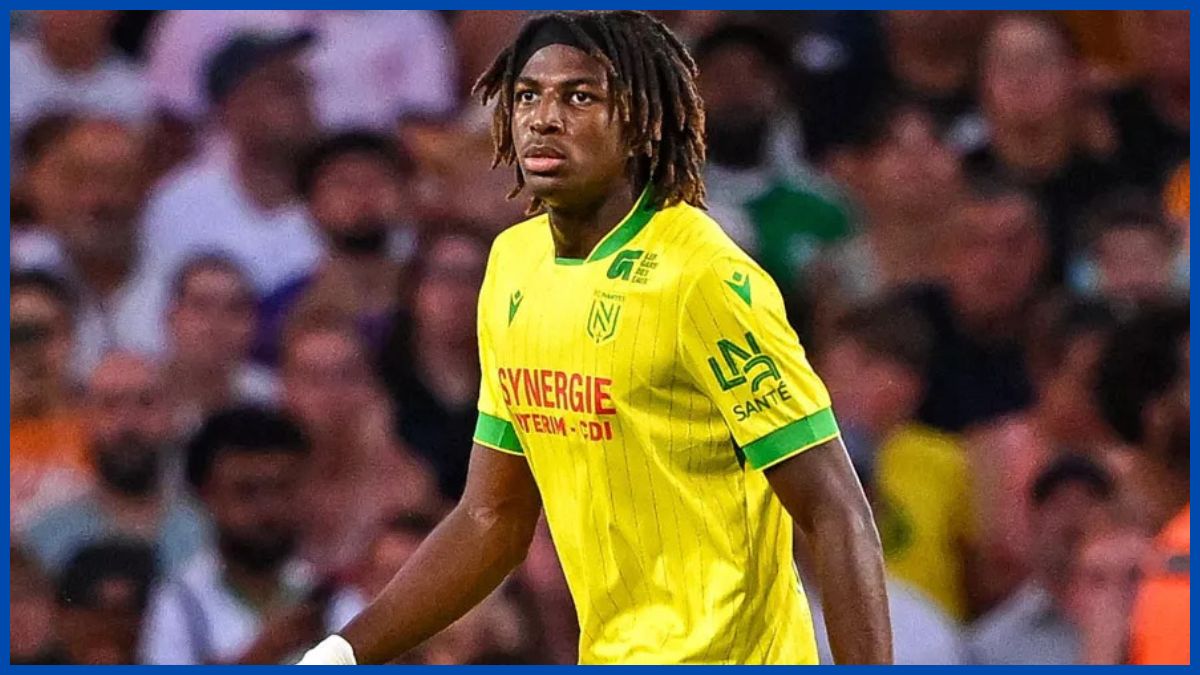 Tylel Tati playing for Nantes.