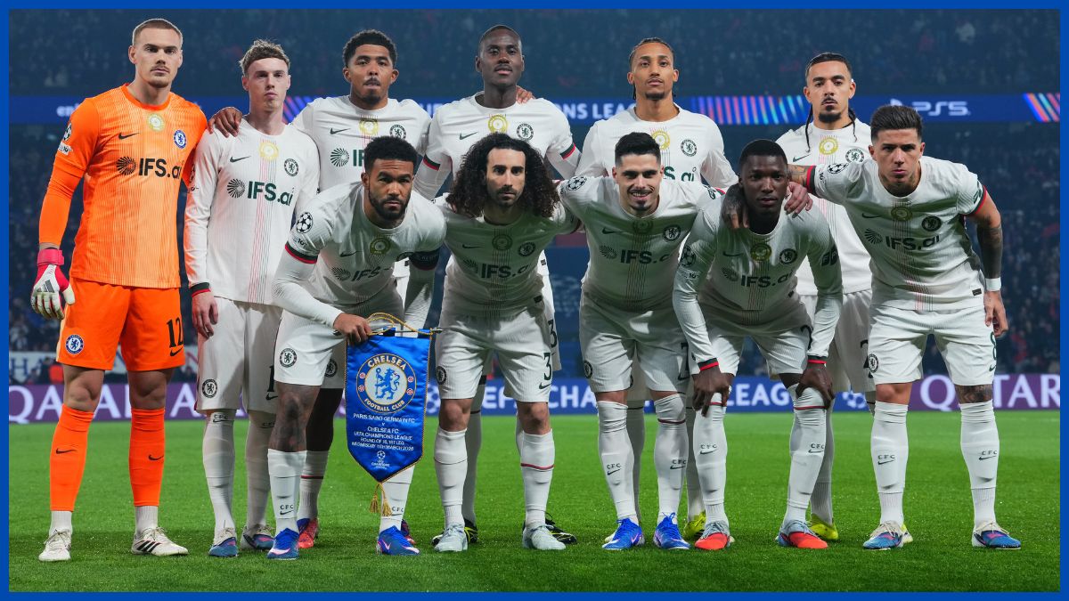 Chelsea's starting lineup to take on PSG.