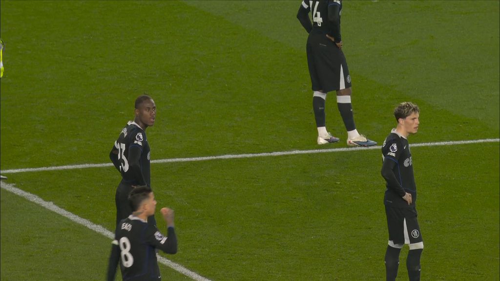 Chelsea's player at the final whistle.