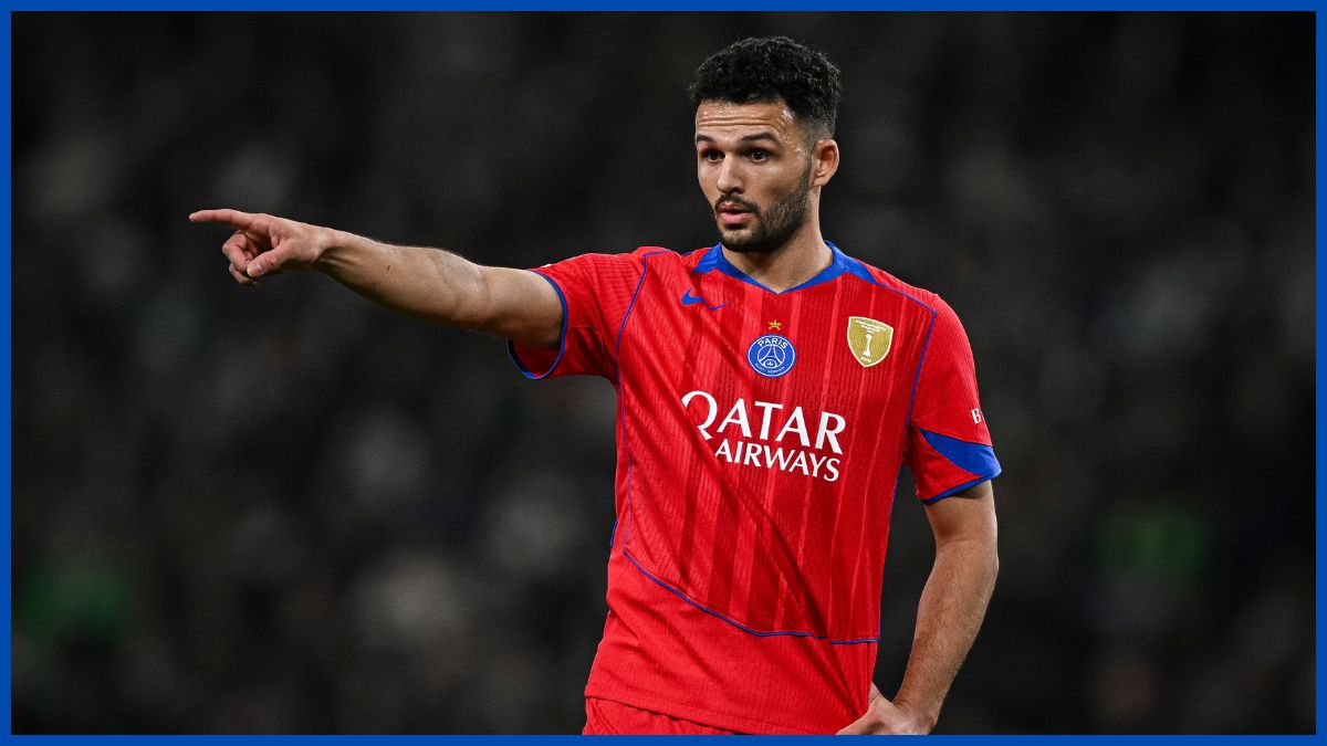 Goncalo Ramos playing for PSG.
