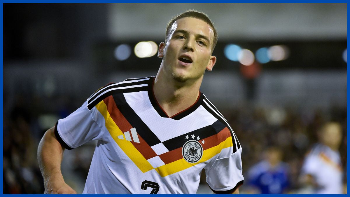 Said El Mala playing for Germany U21.