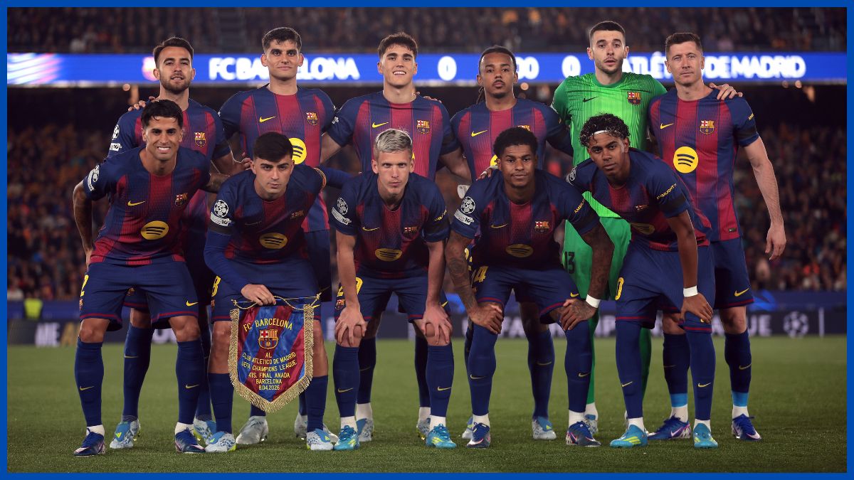 Barcelona's team to face Atletico.