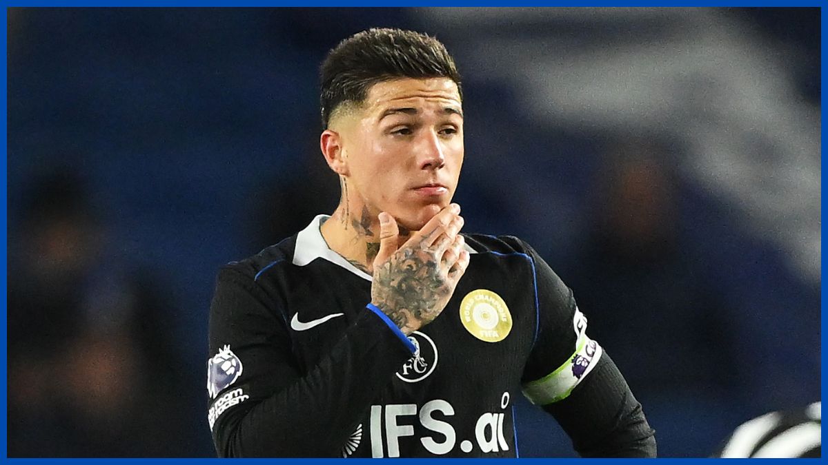 Enzo Fernandez at full time.