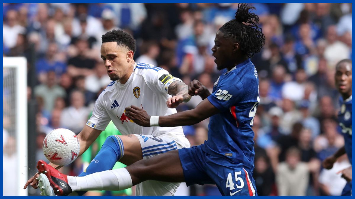 Romeo Lavia loses a duel.