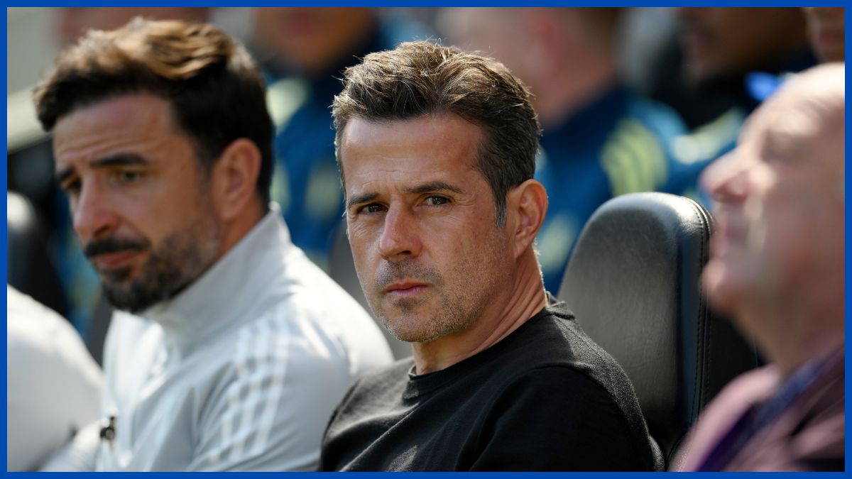 Marco Silva on the touchline.