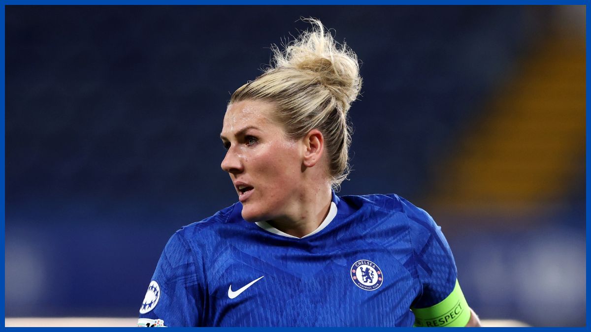 Millie Bright in the Champions League.