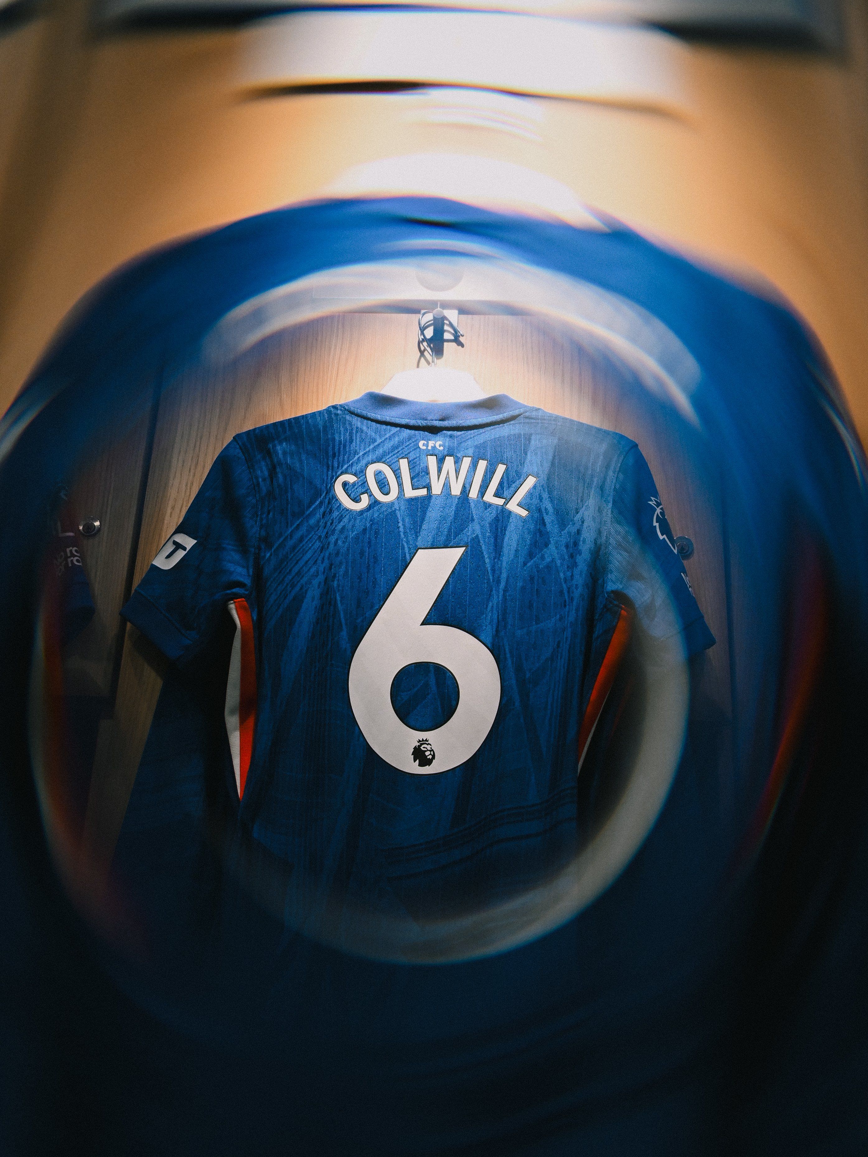 Levi Colwil's shirt at Stamford Bridge.
