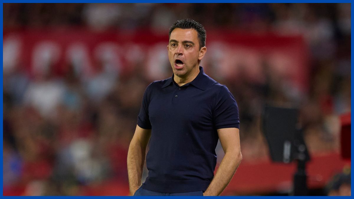 Xavi Hernandez managing Barcelona.