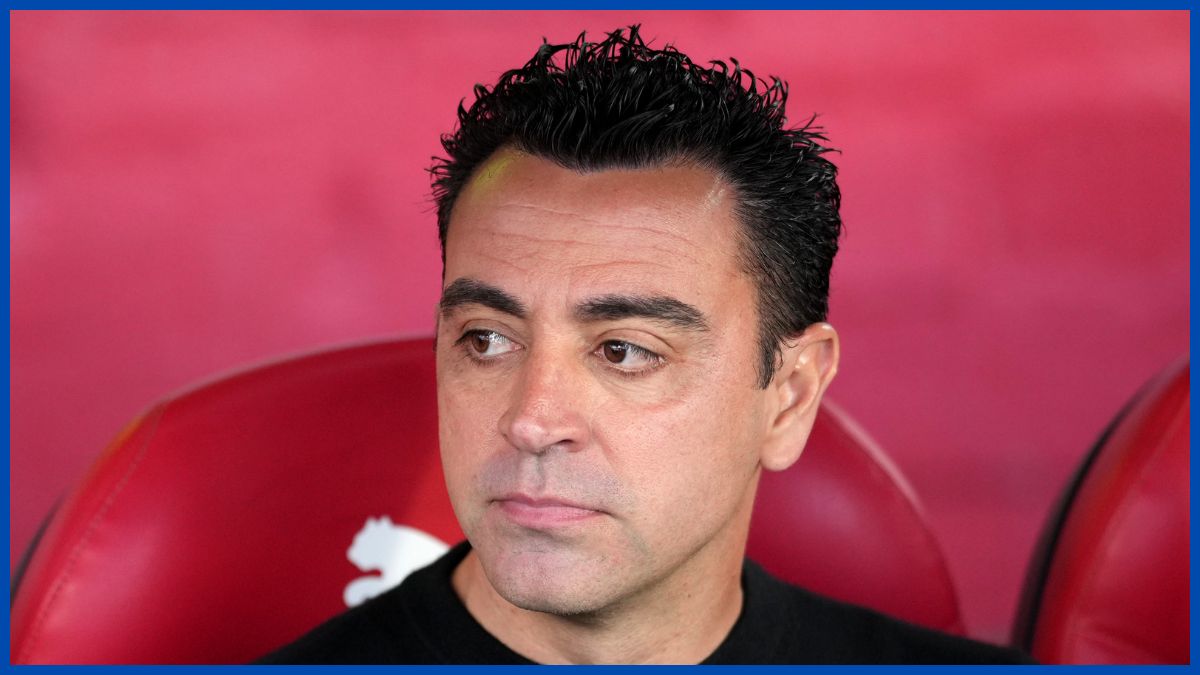 Xavi Hernandez managing Barcelona.